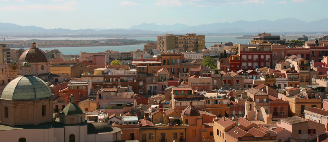 Top view of Cagliari