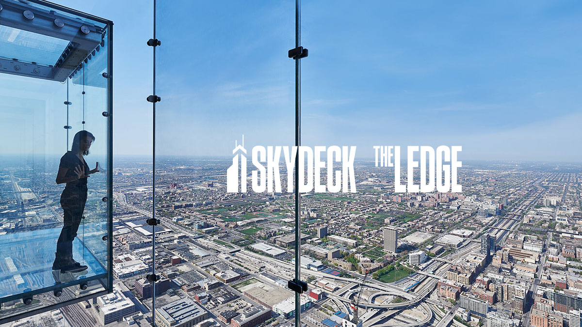 Panoramic view from Skydeck Chicago