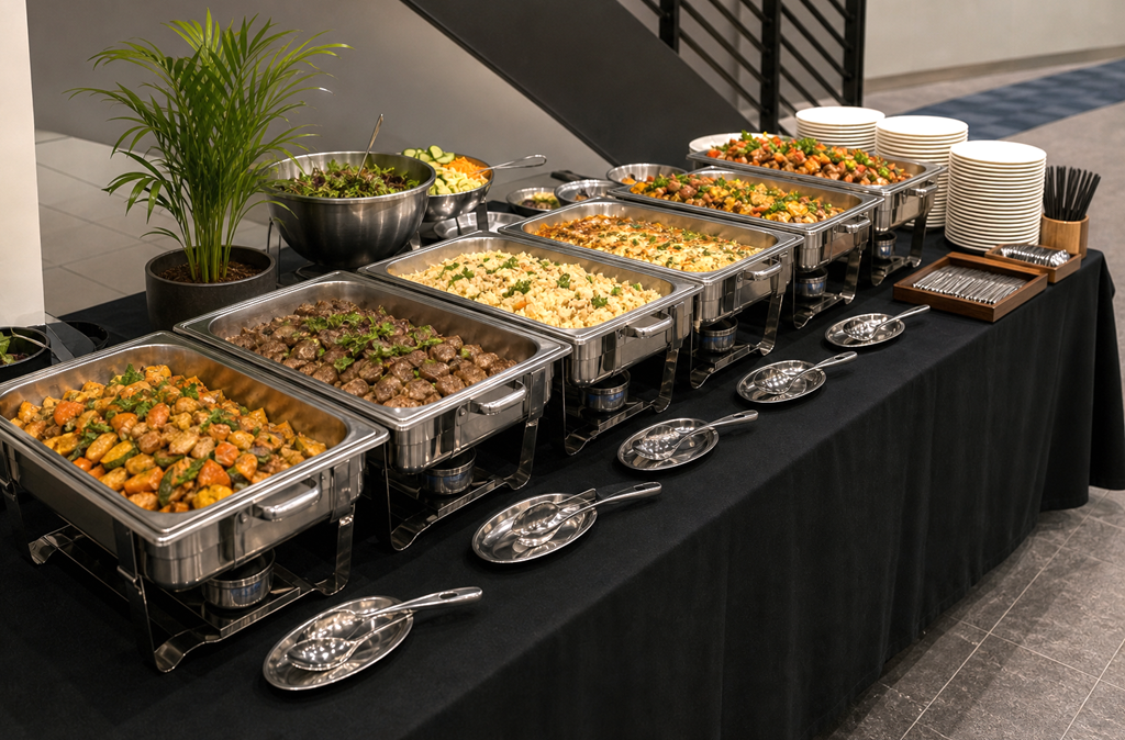 Guests at a reception in the Conviser Law Center